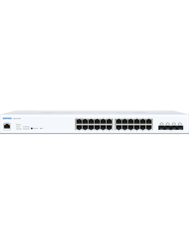 Sophos Switch 24 Ports Full-PoE CS110-24FP